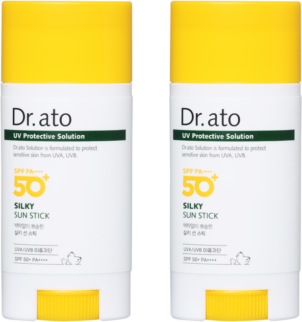 닥터아토 실키선스틱 SPF50+ PA++++, 15g, 2개