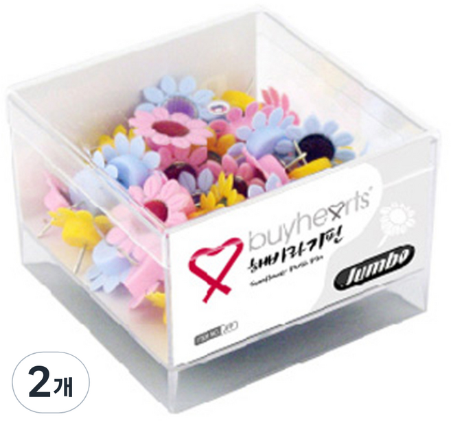 바이하츠 점보 해바라기핀 JFP, 2개, 50개입