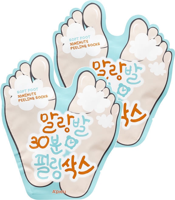 어퓨 말랑발 30분 필링 삭스, 1개입, 2개, 40ml