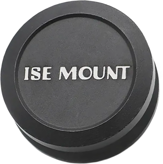 ISE MOUNT 小島嶼山 掛勾型強力磁鐵 小款, 黑色, 1個