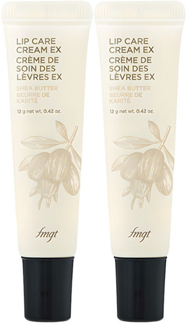 fmgt 립케어 크림, 01 시어버터, 12g, 2개