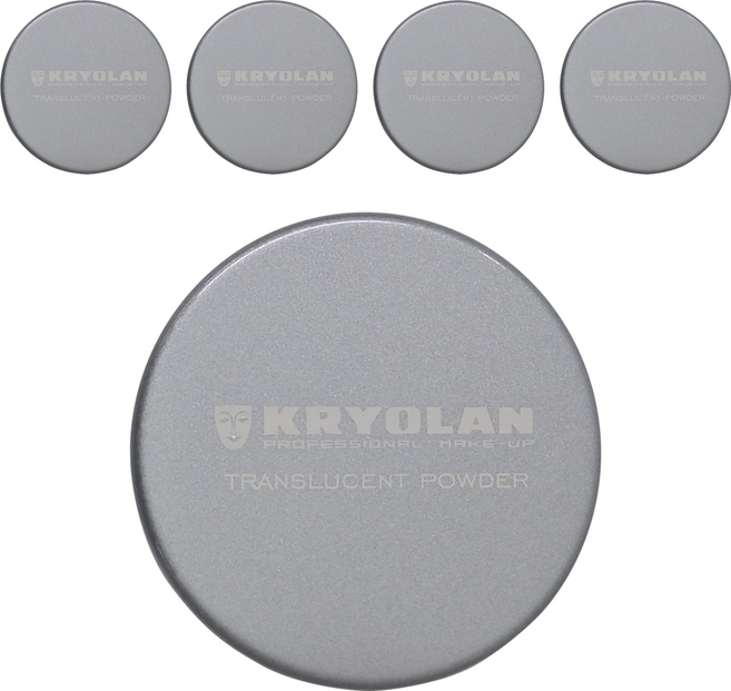 KRYOLAN 歌劇魅影 輕柔透明蜜粉 15g, PW08 紫色, 5個