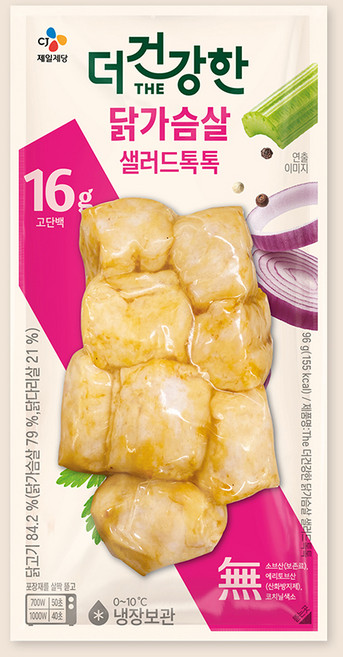 더건강한 닭가슴살 샐러드톡톡, 96g, 1개