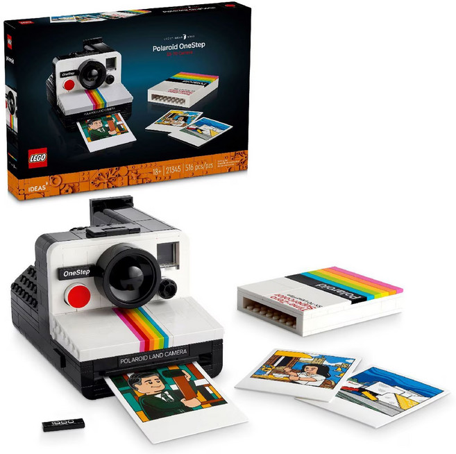 LEGO 樂高 21345 相機 Polaroid OneStep SX-70 Camera, 1盒