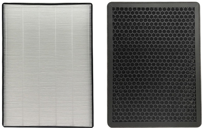 PUREBURG 淨博 HEPA長效濾網 + 蜂巢狀活性碳濾心 Philips 飛利浦AC1210/AC1212/AC1213/AC1215/AC1216適用, 1組, 1413-01