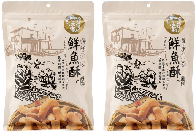 滬尾漁家 鮮魚酥, 150g, 2包
