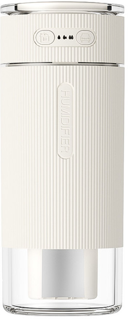 홈플래닛 듀얼 노즐 탁상용 미니 가습기 350ml, HO-008, 화이트