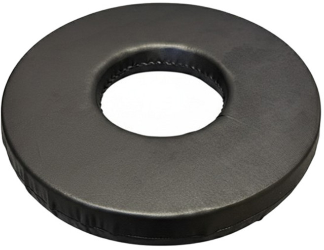 와이앤티 환부 보호 폼 도넛 방석, 블랙, 1개