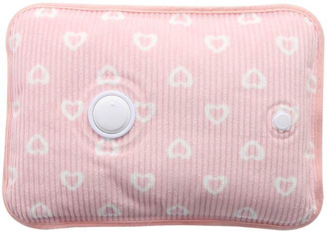 충전식 온수찜질기 하트포켓, LXE-8302, 핑크