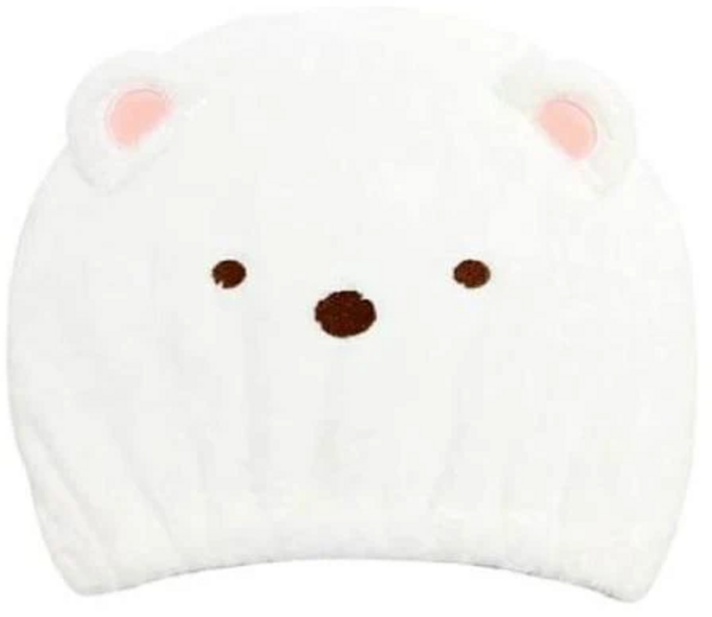 Sumikkogurashi 角落生物 吸水速乾浴帽, 白熊, 1個