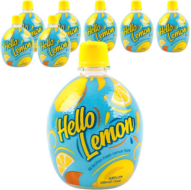 헬로레몬, 200ml, 8개