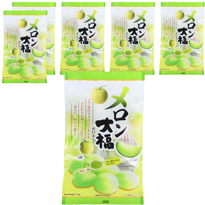 쿠보타 멜론 찹쌀떡, 113g, 6개