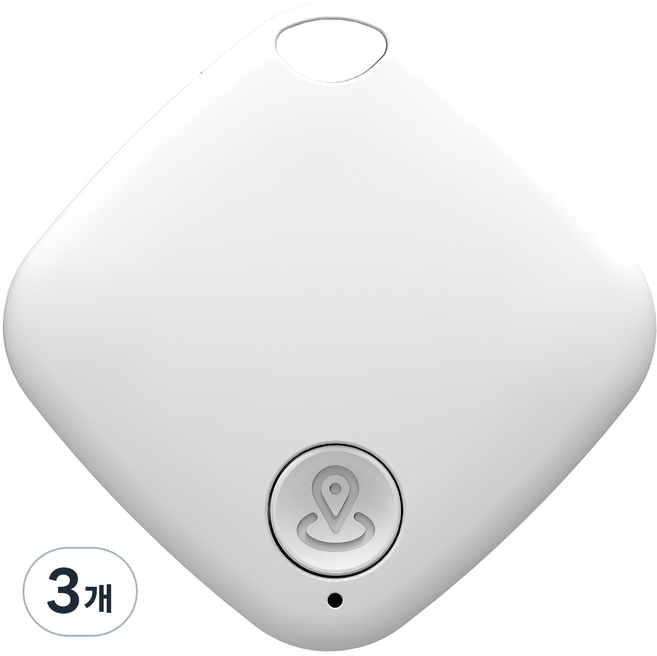 아이몰 아이태그 애플 Find My 호환 분실방지 스마트 위치추적 에어태그, 화이트, 3개