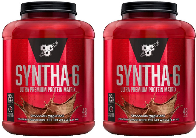 신타6 정품 프로틴 파우더 초코맛, 2.27kg, 2개