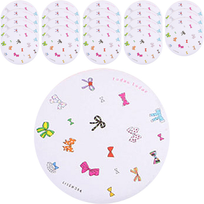 달모아 캐릭터 휴대용 미니 원형 손거울 10종, B, 랜덤발송(테두리), 2개