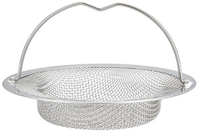 존글로벌 손잡이 스텐 배수구망 8cm, 1개