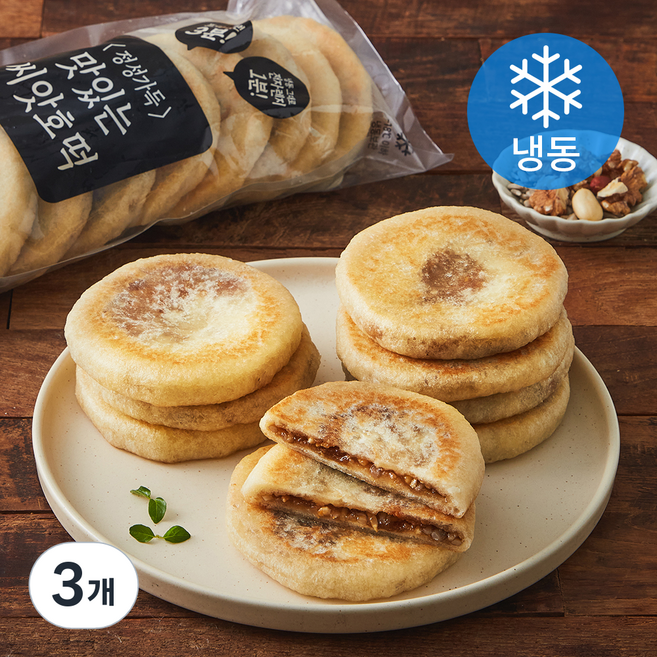 정성가득 맛있는 씨앗호떡 (냉동), 70g, 10개입, 3개