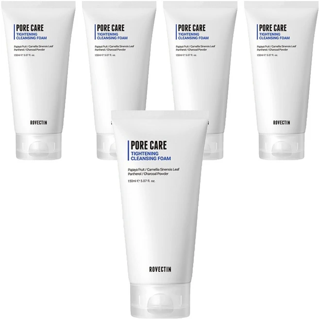 로벡틴 포어 케어 타이트닝 클렌징 폼, 150ml, 5개 - 쿠팡