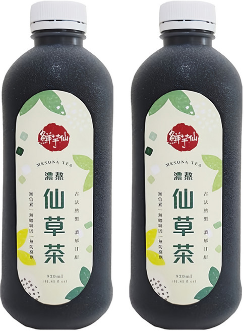 MeetFresh 鮮芋仙 濃熬仙草茶, 930ml, 2瓶