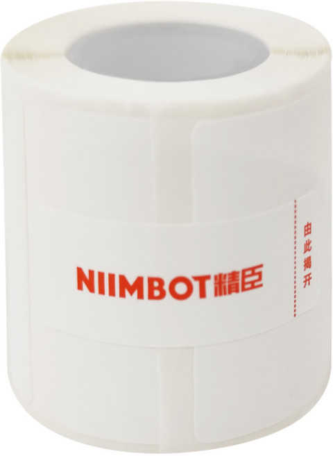 NIIMBOT B1/B21S 標籤機專用防水貼紙 40 x 60mm, 純白, 8m, 1捲