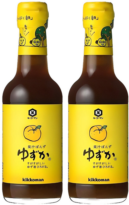 기꼬만 폰즈 유즈카, 2개, 250ml