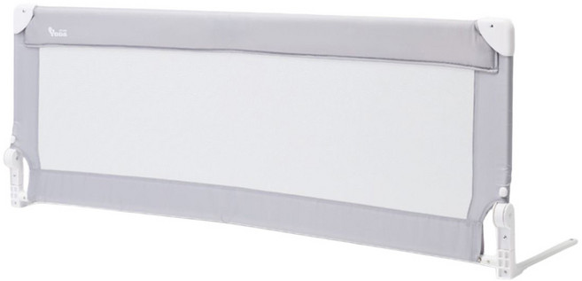 YODA 優的寶貝 1鍵快收兒童用床邊護欄, 冰石灰