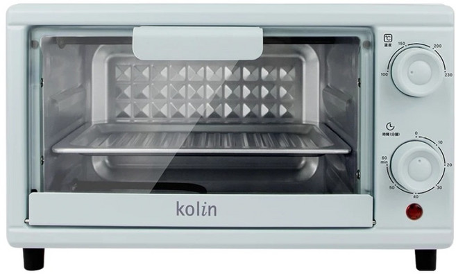 Kolin 歌林 電烤箱 綠色 10L, KBO-SD2218