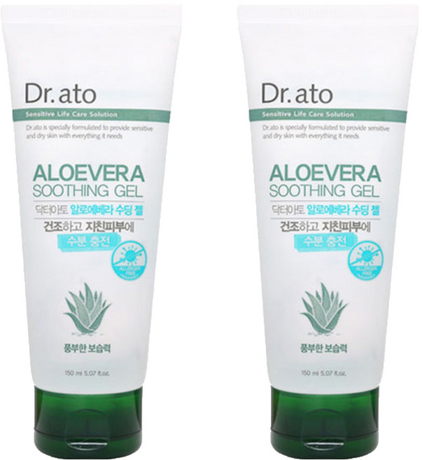 닥터아토 알로에베라 수딩젤, 150ml, 2개