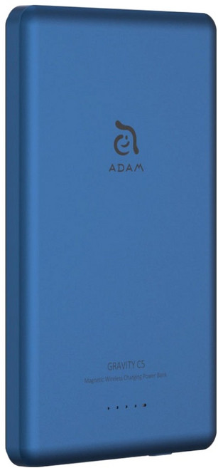 ADAM elements 亞果元素 超薄型磁吸行動電源 USB-C, GRAVITY C5, 藍色
