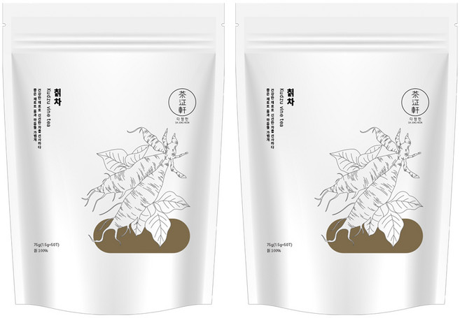 다정헌 칡차, 1.5g, 50개입, 2개