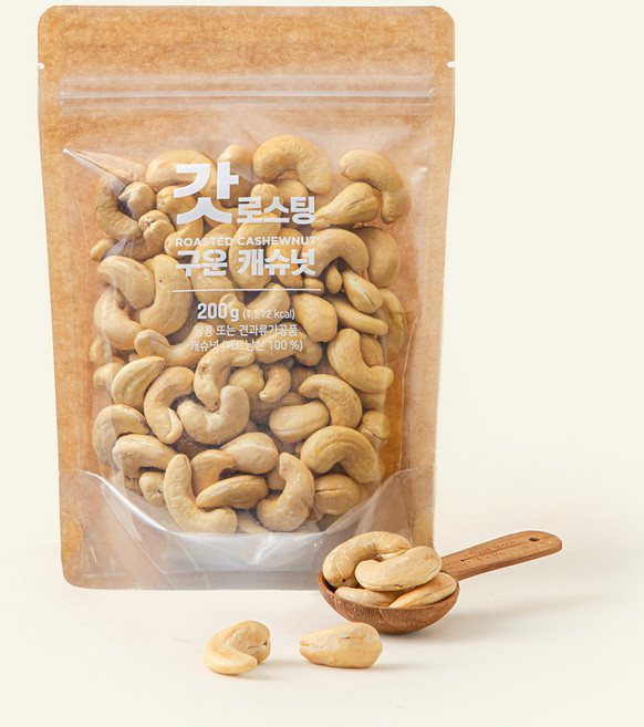 갓로스팅 구운캐슈넛, 200g, 1개