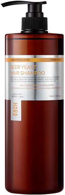 하라즈 맥주효모 단백질 샴푸 대용량, 1L, 1개