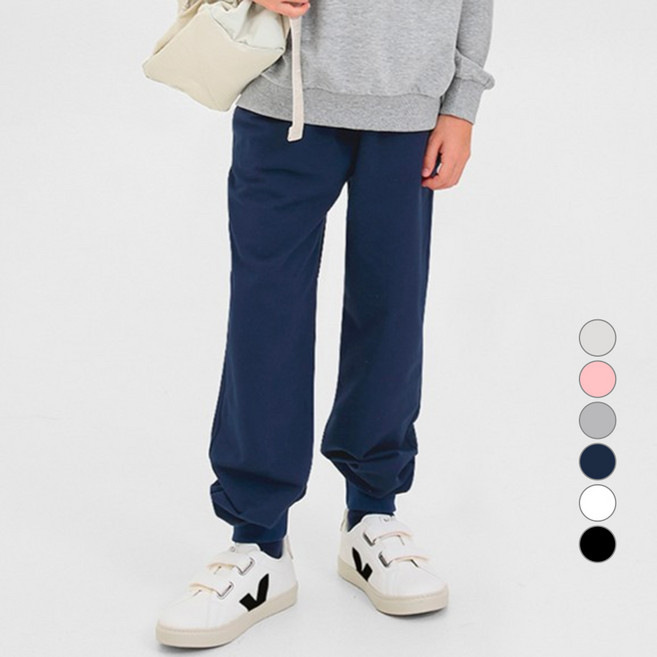 유니프랜드 아동용 베이직 미니쭈리 조거팬츠