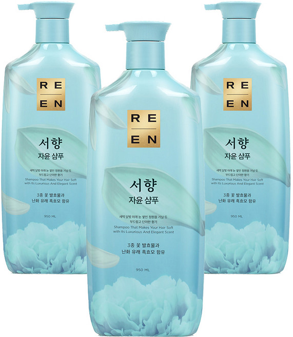 리엔 자윤 한방 샴푸 서향, 950ml, 3개