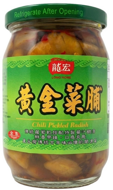 龍宏 黃金菜脯, 370g, 1罐