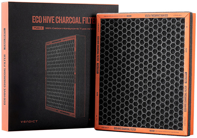벤딕트 PM0.3 활성탄 에코 하이브 자동차 에어컨필터, A-08, 1개