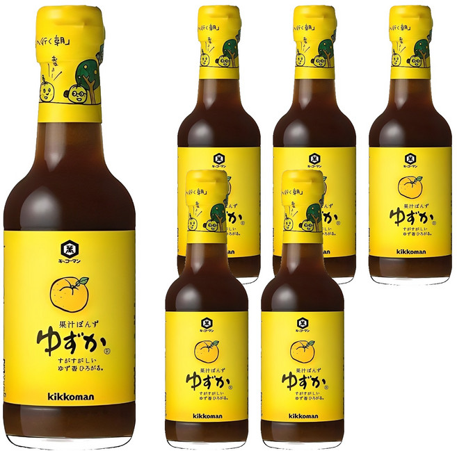 기꼬만 폰즈 유즈카, 6개, 250ml