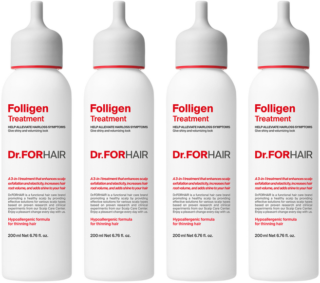 닥터포헤어 폴리젠 탈모 완화 헤어트리트먼트, 200ml, 4개