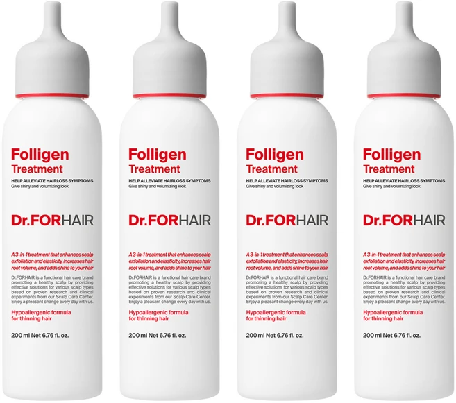 닥터포헤어 폴리젠 탈모 완화 헤어트리트먼트, 200ml, 4개 - 쿠팡