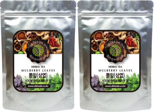 성보식품 국내산 뽕잎 상엽, 100g, 2개