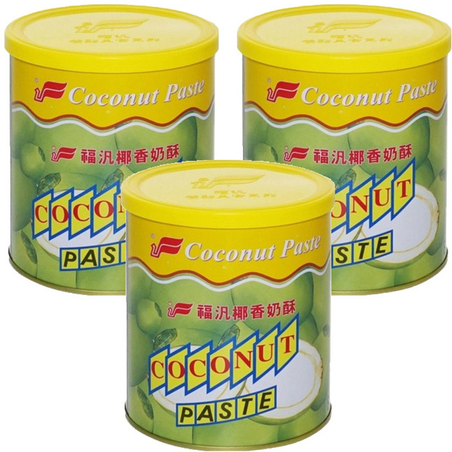 FUFANN 福汎 椰香奶酥, 800g, 3罐