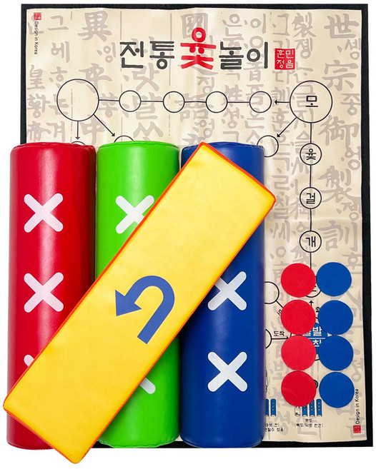 자이언트 중형 윷놀이 세트 39cm, 혼합색상, 1개