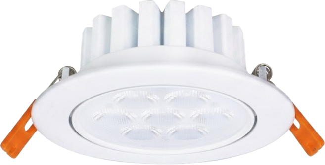 DANCELIGHT 舞光 8W歡笑崁燈 LED-9DOL8WR1 9.5cm 黃光, 1個