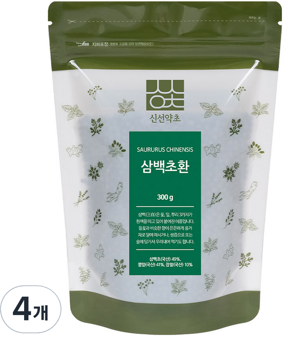 신선약초 국내산 삼백초환, 300g, 4개