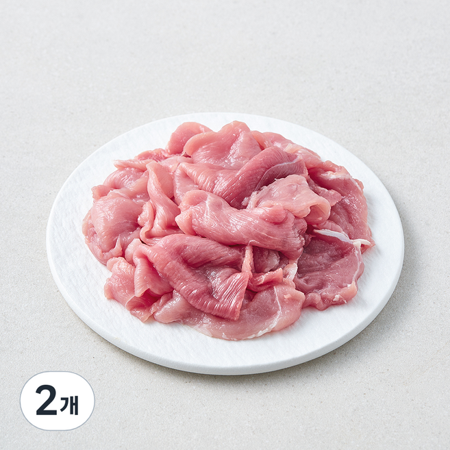 몬트락 제주 흑돼지 뒷다리살 불고기용 (냉장), 2개, 500g