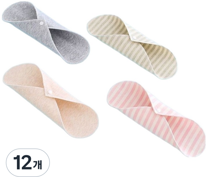 幸福夢想 柔軟熟齡防漏墊 隨機出貨 22cm, 12個, 1入