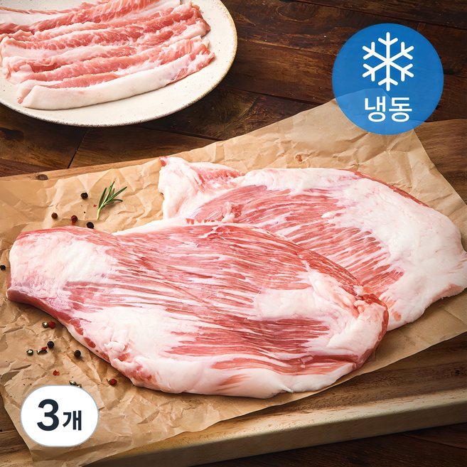 동원홈푸드 통항정살 미정선 원육 (냉동), 1kg, 3개