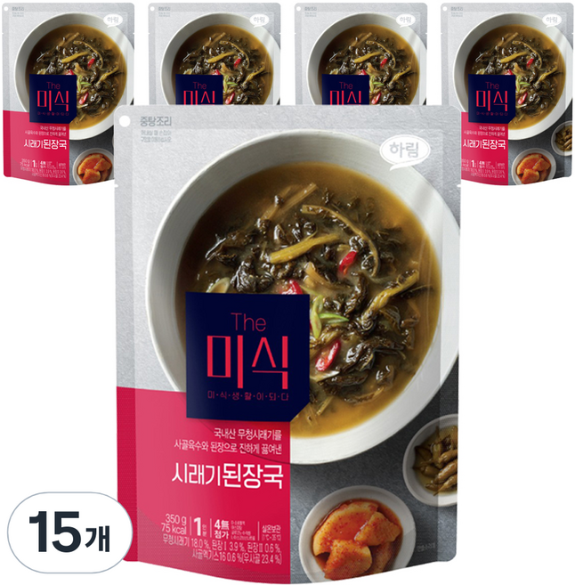 더미식 시래기 된장국, 350g, 15개