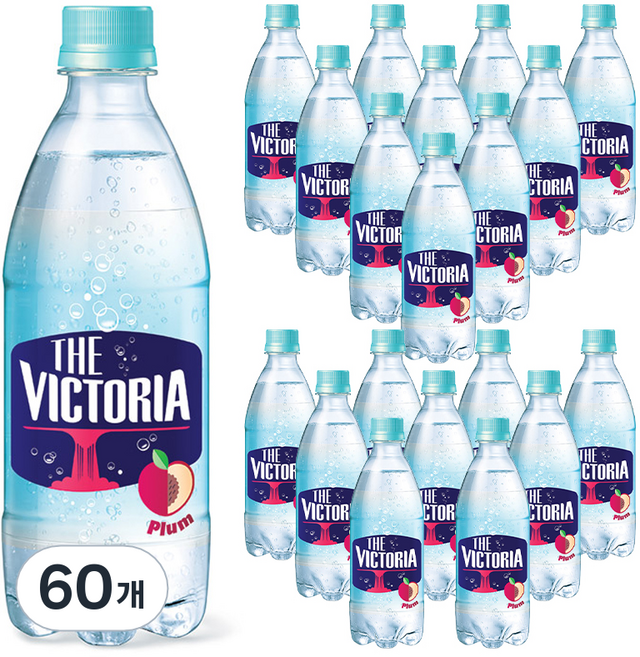 웅진빅토리아 자두 탄산음료, 500ml, 60개