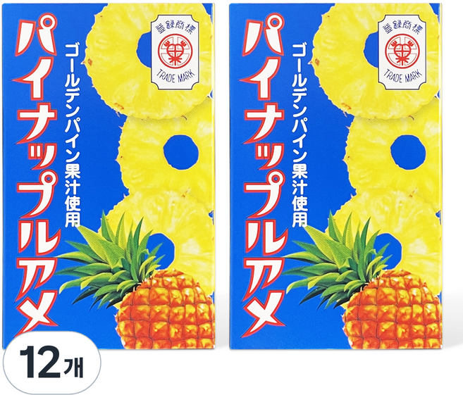 파인애플아메 캐러멜, 45g, 12개